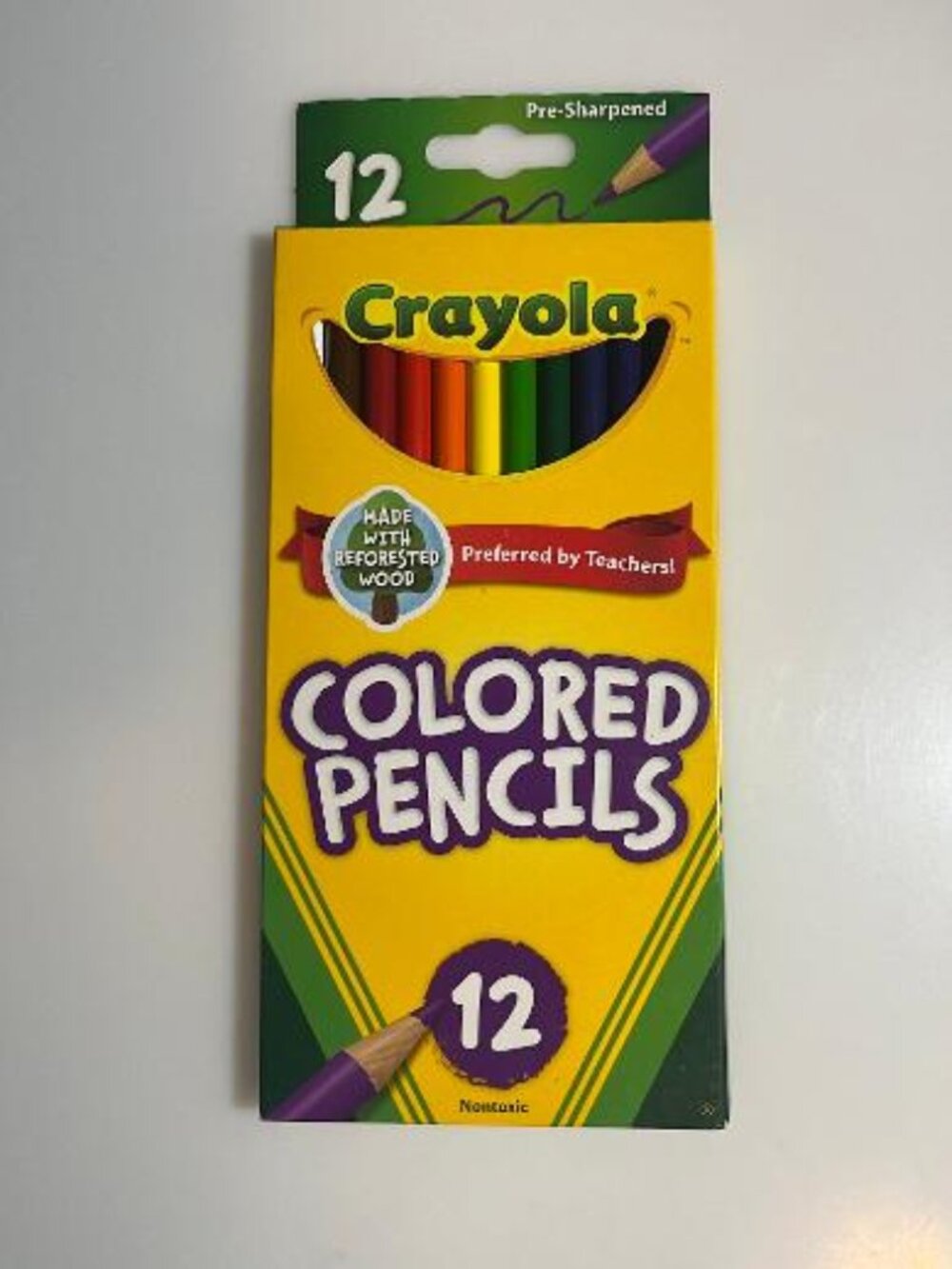 COLOR-4 12 Pack Crayola Colored Pencils